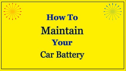 Car Battery Services in UAE