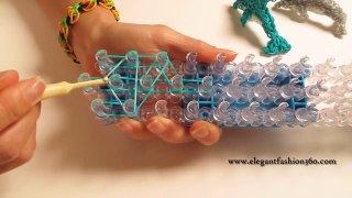 How to make Dolphin/Miami Dolphin Charm - Rainbow Loom Action Figure