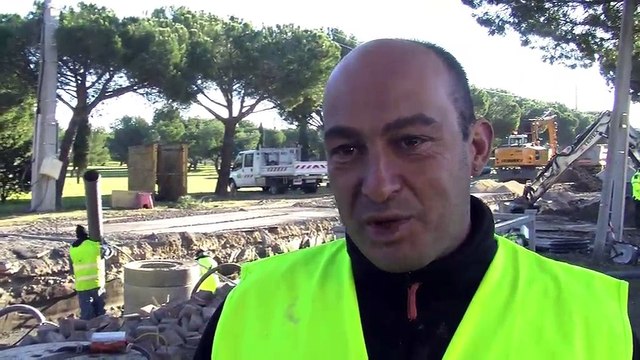 David Grima, poseur de tuyau sur le chantier au moment de la fuite, raconte.