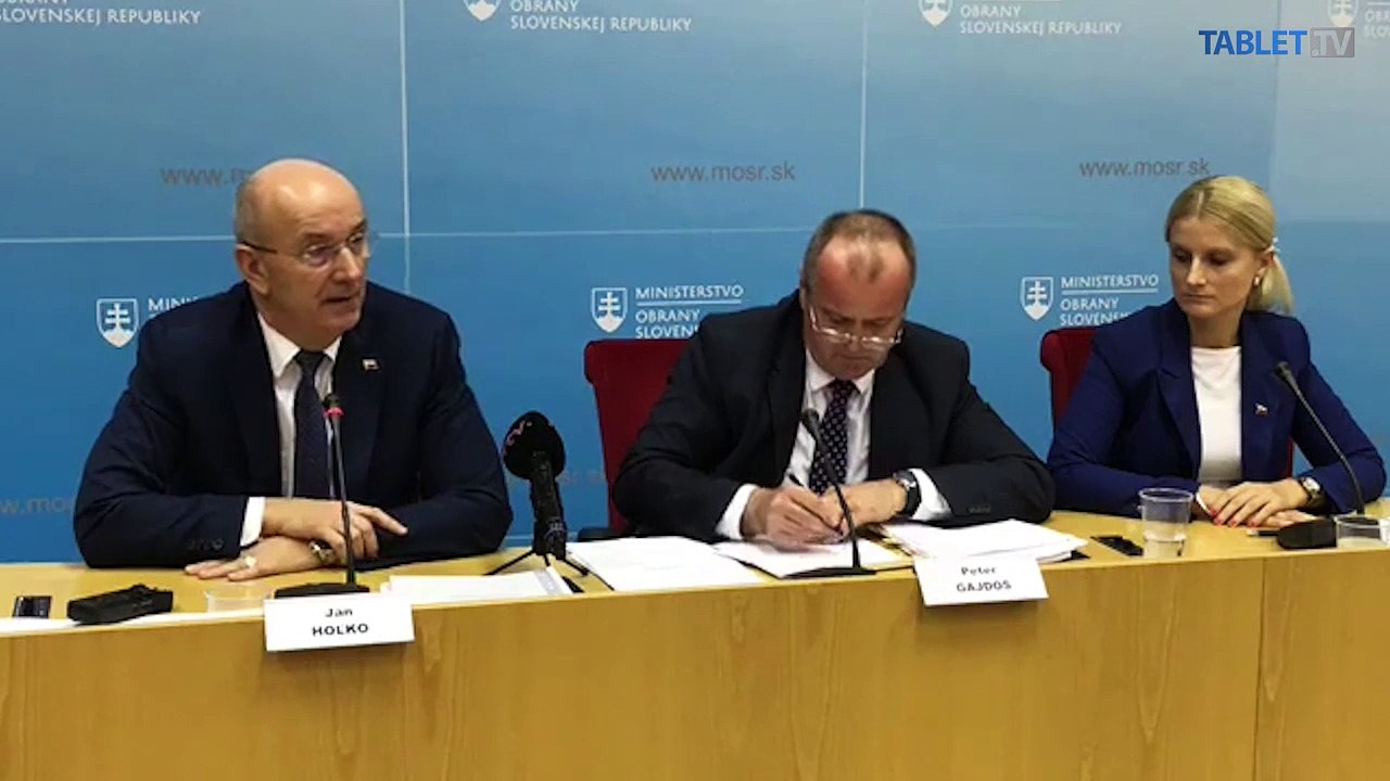 ZÁZNAM: TK ministra obrany P. Gajdoša