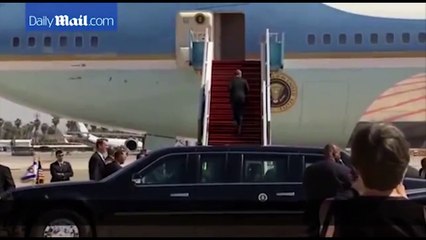 BARACK OBAMA NERVOZOHET ME BILL CLINTONIN PAS VONESES SE KETIJ TE FUNDIT PER TE HIPUR NE AVIONIN LAJ