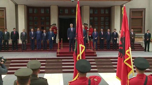 PRESIDENTI I KOSOVES HASHIM THAÇI VIZITE ZYRTARE NE TIRANE, DIALOG MES PALEVE PER DEMARKACIONIN LAJM