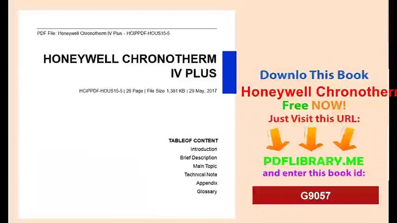 Honeywell Chronotherm IV Plus
