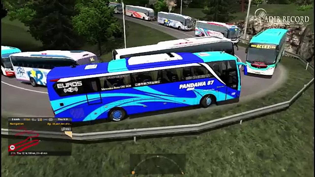 Ets2 Indonesia | Pandawa 87 Blue di tanjakan Sitinjau Lauik