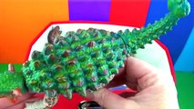 DINOSAUR Box 2 Toy COLLECTION Jurassic World T rex Spinosaurus Toy Review SuperFunReviews