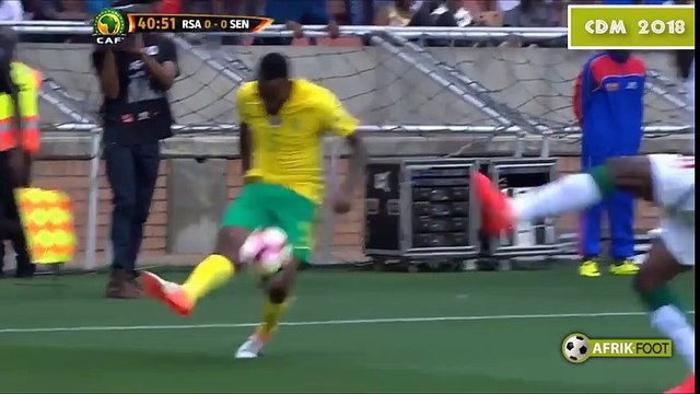 Le penalty incroyable sifflé lors du match Afrique du Sud - Sénégal !