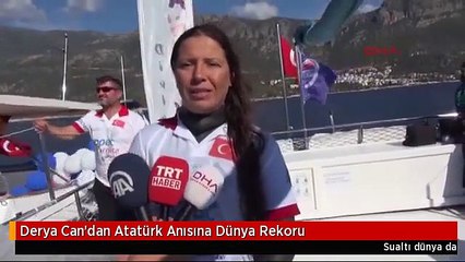 Derya Can'dan Atatürk Anısına Dünya Rekoru