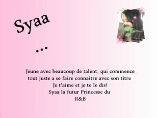 syaa - je t'aime et je te le dis