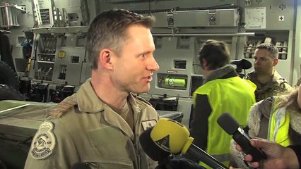 L'interview du Major ''Bill'', chef du détachement canadien sur Istres.