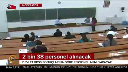 2 bin 38 personel alınacak