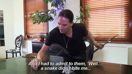 The man who injects himself with snake venom