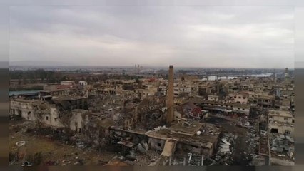 الموصل من الأعلى.. ركام من الأنقاض