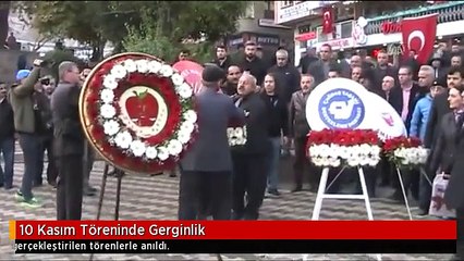 10 Kasım Töreninde Gerginlik