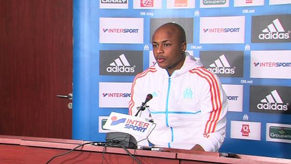 Extrait de la conférence de presse d'André Ayew ce matin.