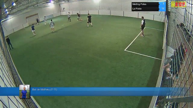 But de Mathieu (7-11) - Melting Potes Vs La Poste - 07/11/17 20:00 - LIGUE 4 - Poitiers Game Parc