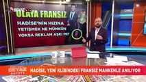 Hadise ile Fransız manken, el ele kamera karşısında