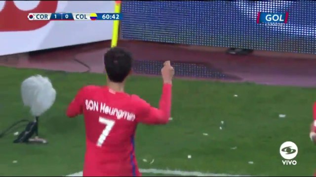 Heung-Min Son Second Goal HD - South Korea 2 - 0 Colombia - 10.11.2017 (Full Replay)