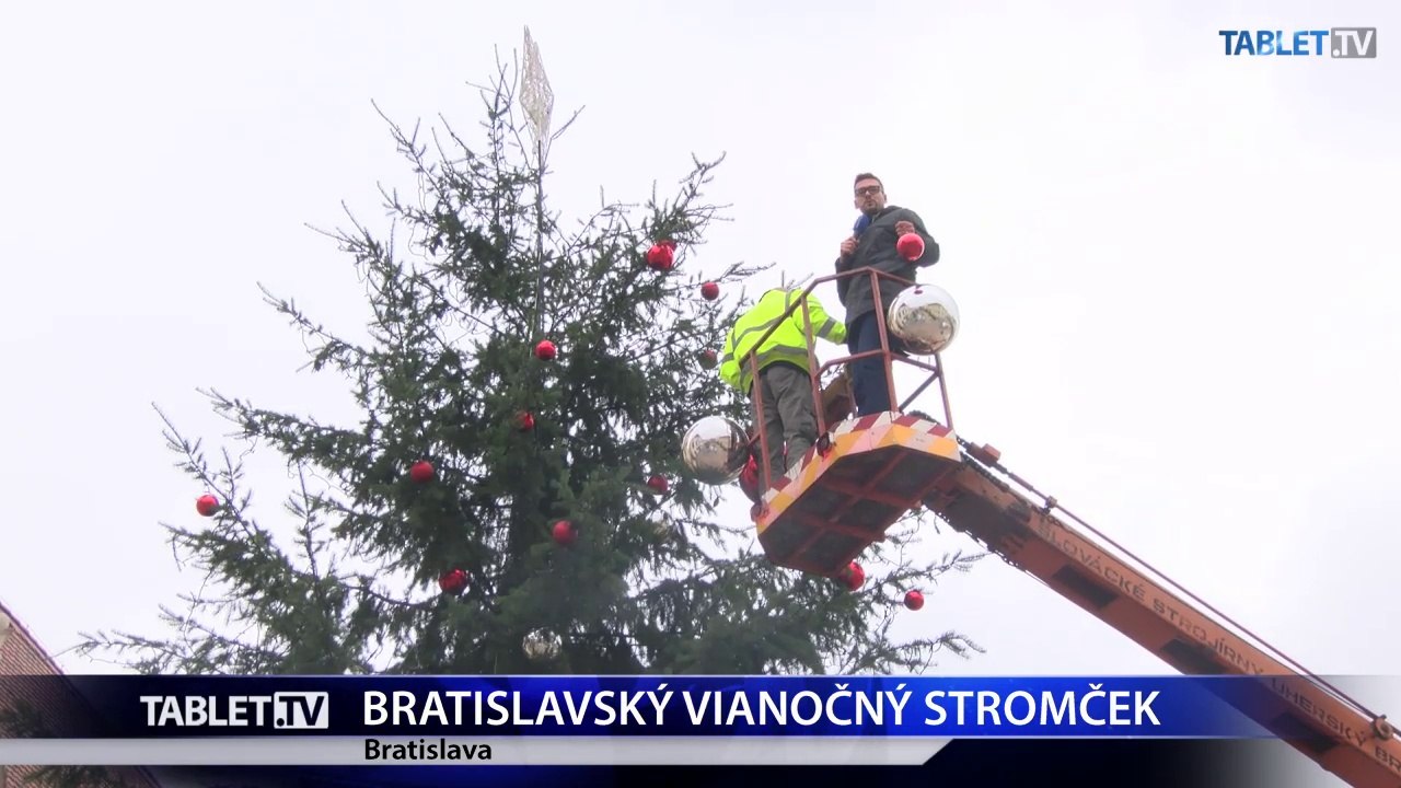BRATISLAVA: Historické centrum sa mení na vianočné mesto