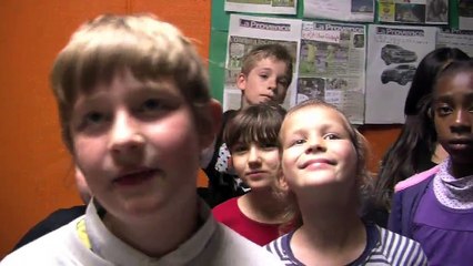 Les élèves du CM1 de Mme Teuma à l'école Lucien Toulmond