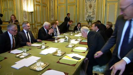 Rencontre des présidents allemand et français