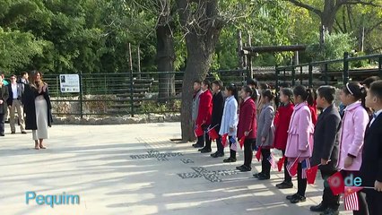 Melania Trump visita pandas chineses