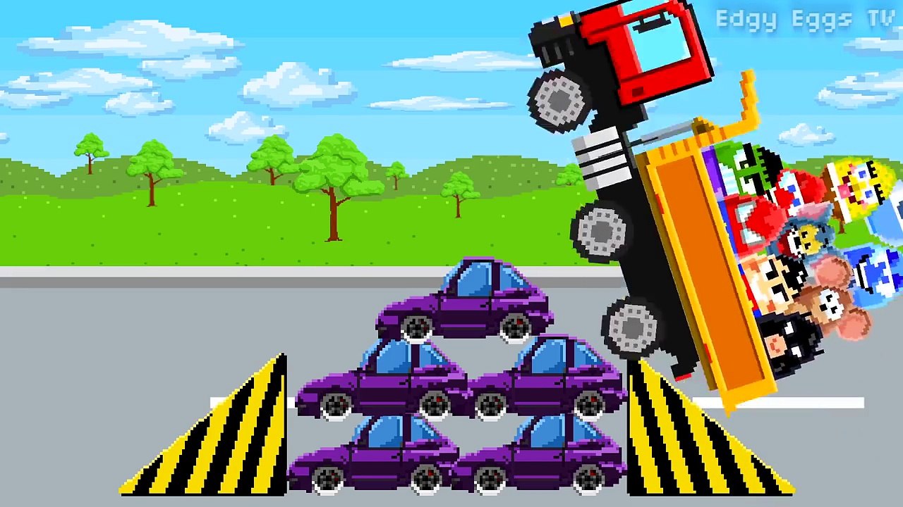 Tow Truck Color Ride | Learn Colors Police Car Monster Trucks Teach Colours for Kids Toddlers Baby
