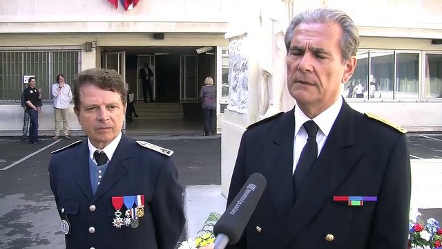 Jean-Paul Bonnetain, préfet de police des Bouches-du-Rhône, décrit cette cérémonie officielle