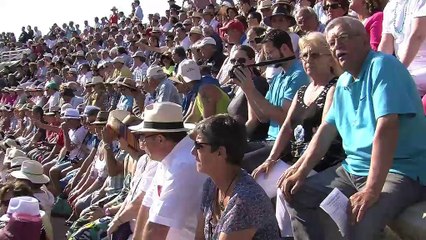 Sandra, Jean-Claude, Marielle, Fernando et Michel à propos de la Féria d'Istres