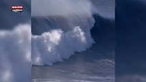 Un champion de surf se brise le dos dans une énorme vague, les images chocs ! (Vidéo)