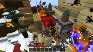 Minecraft: BURNING RUDOLPH (THE RED NOSED REINDEER HOUSE!) Mini-Game