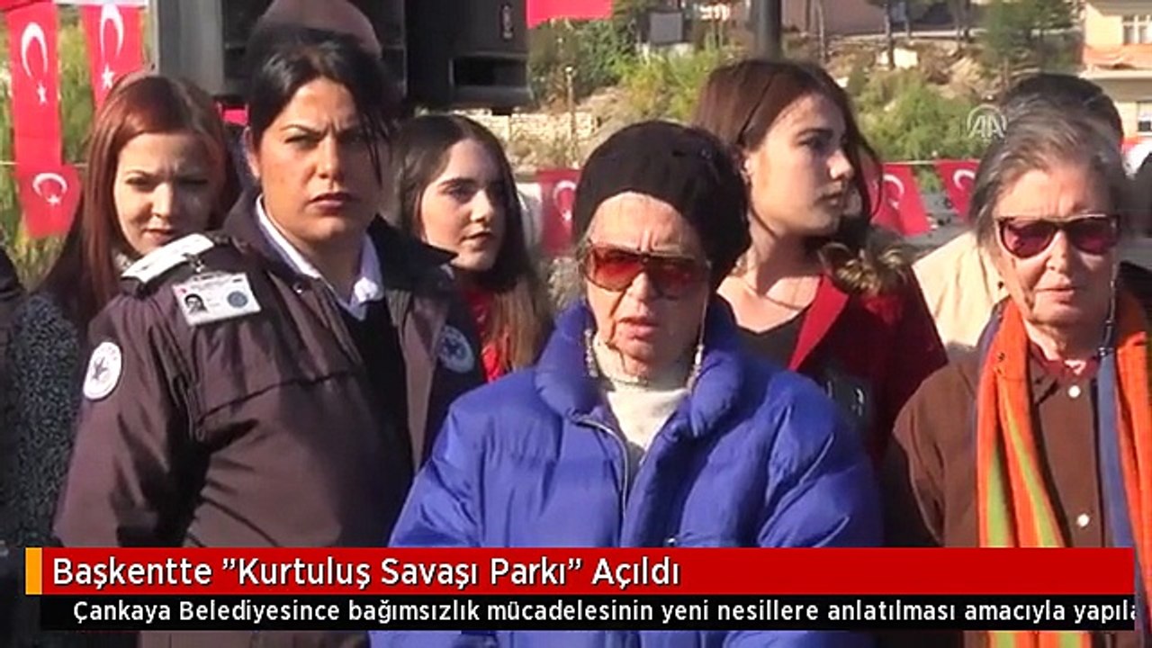 Başkentte "Kurtuluş Savaşı Parkı" Açıldı