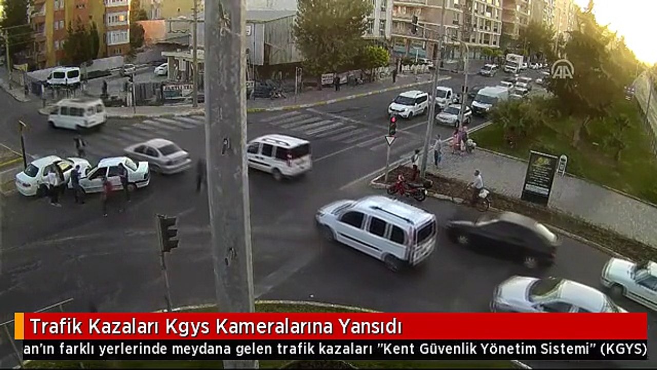 Trafik Kazaları Kgys Kameralarına Yansıdı