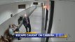 Video Shows Suspect Escaping Courthouse During Murder Trial