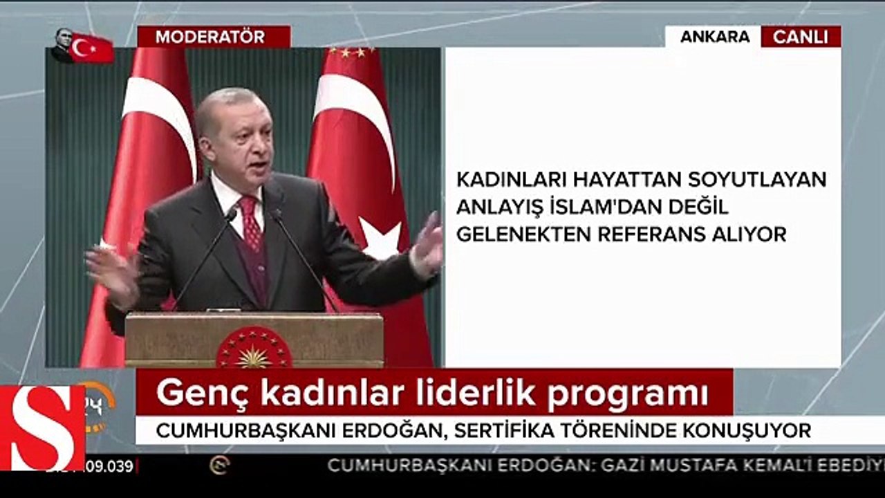Cumhurbaşkanı Erdoğan: Kadın eli değmeyen iş yarımdır