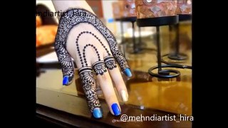 How to apply easy simple jewellery inspired Mehndi Designs for hands Eid ,weddings