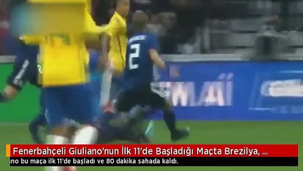 Fenerbahçeli Giuliano'nun İlk 11'de Başladığı Maçta Brezilya, Japonya'yı 3-1 Yendi