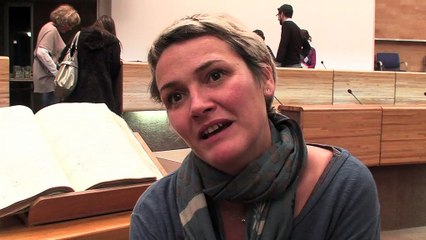 Maude Blasco, archiviste de la ville de Martigues.