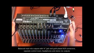 A review of the Behringer XENYX X1832USB Small Format Mixer
