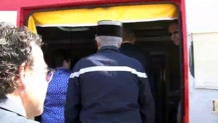 Le drone des pompiers en démonstration