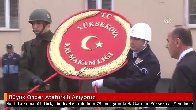 Büyük Önder Atatürk'ü Anıyoruz