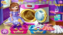 Elsa, Anna, Rapunzel, Sofia, Super Barbie, Ladybug and Mommy Laundry Day - Washing Games Compilation