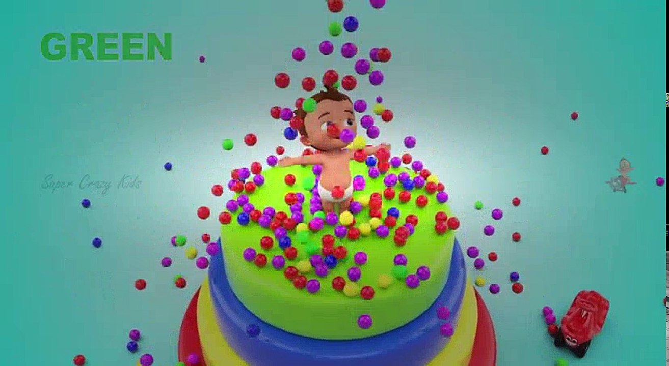 Learn Colors for Children with Baby Toy Train Garage 3D Kids Toddler Learning Educational Videos