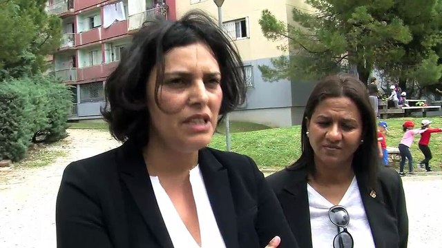 La secrétaire d'Etat chargée de la politique de la Ville était hier en déplacement à Vitrolles.