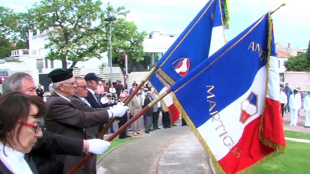 extraits du discours du maire Gaby Charroux et images de la céréméonie