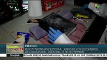 México:rescatan miles de libros abandonados entre escombros tras sismo