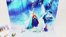 Frozen Elsa Toys Advent Calendar Video for children - Frozen Elsa, Anna, Olaf - Toys video for kids