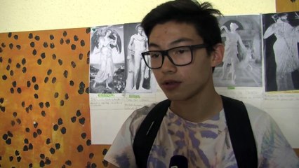 Les collégiens ont apprécié l'intervention.