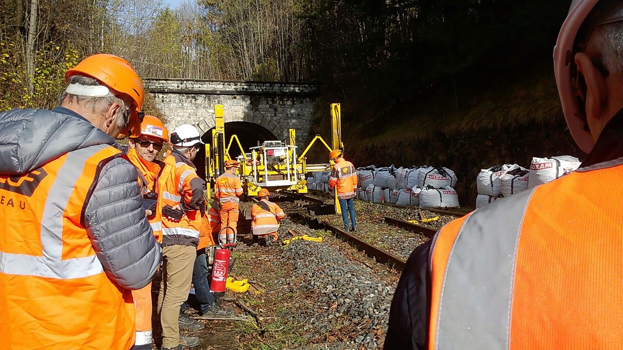 Une visite de chantier dans la Roya pour comprendre les travaux de sécurisation de la ligne ferroviaire