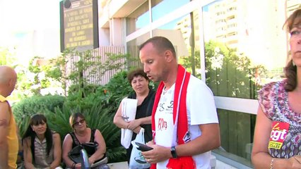 Regardez l'intégralité de la prise de parole des trois OS à la sortie de la rencontre avec le maire