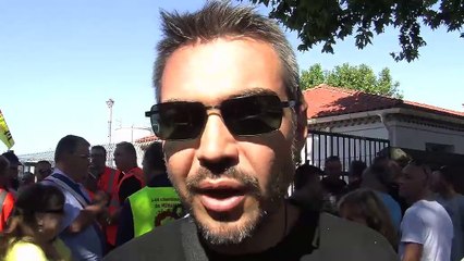 Fabrice Trankle représentant syndical CGT de la gare de triage de Miramas